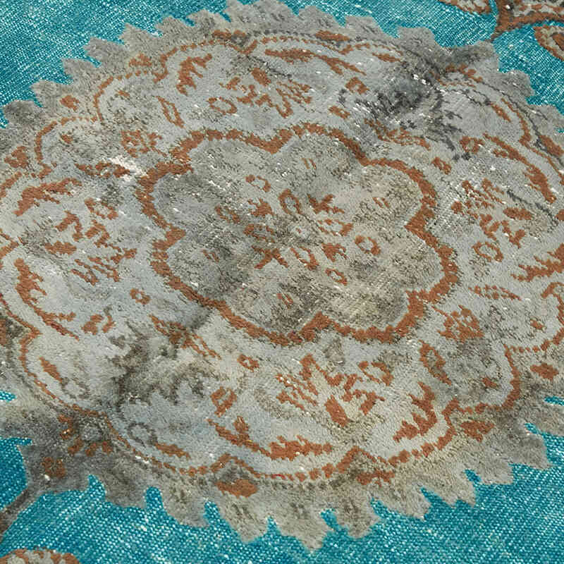 Hand Carved Over-Dyed Rug - 5' 1" x 8' 7" (61 in. x 103 in.) - K0062531