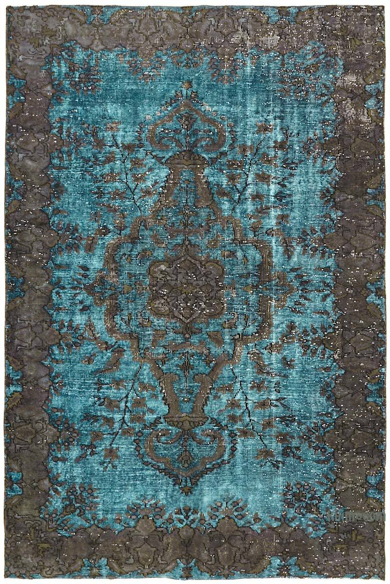 Hand Carved Over-Dyed Rug - 5' 3" x 7' 10" (63 in. x 94 in.) - K0062532