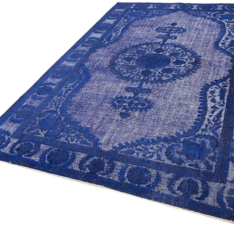 Alfombra Tallada a Mano Sobre Teñida - 208 cm x 315 cm - K0062533