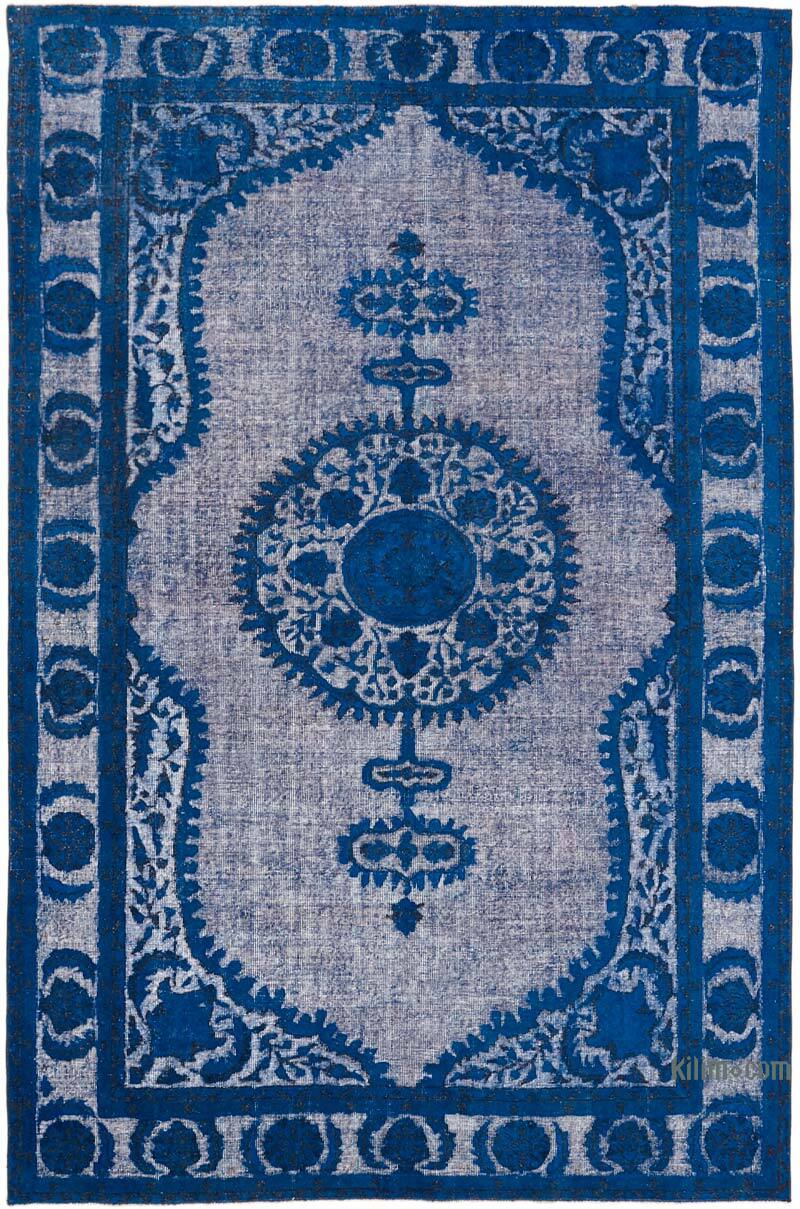 Alfombra Tallada a Mano Sobre Teñida - 208 cm x 315 cm - K0062533