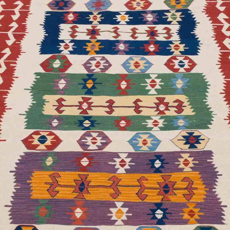 Yeni Kök Boya El Dokuma Kilim - 126 cm x 180 cm - K0062541