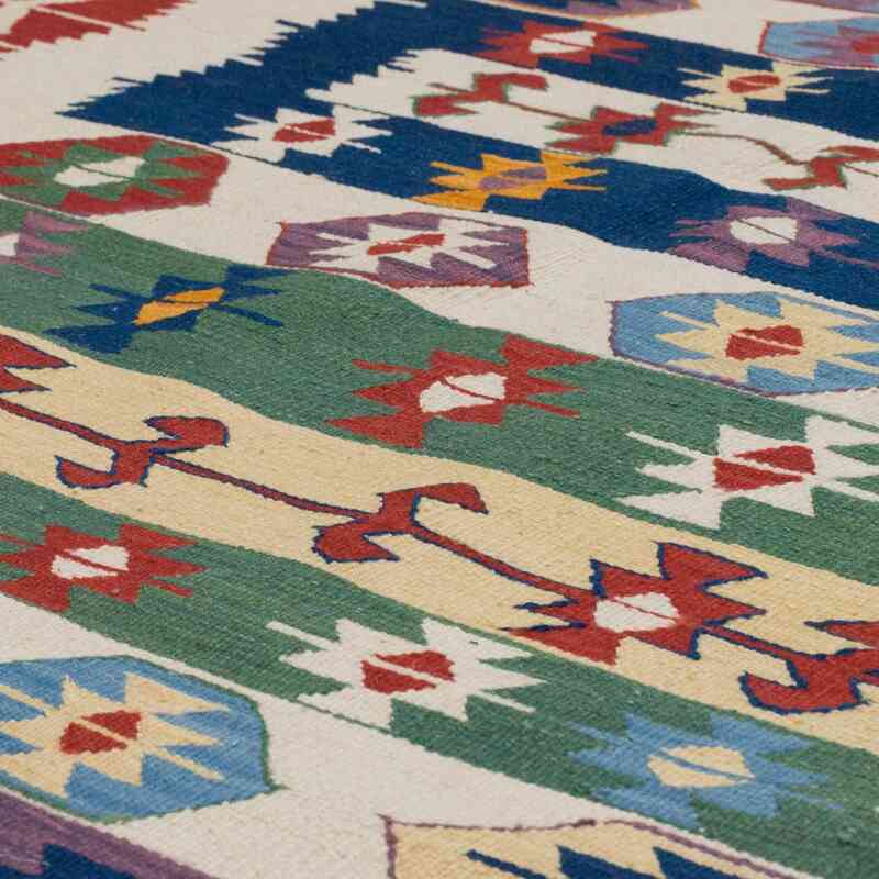 Yeni Kök Boya El Dokuma Kilim - 126 cm x 180 cm - K0062541