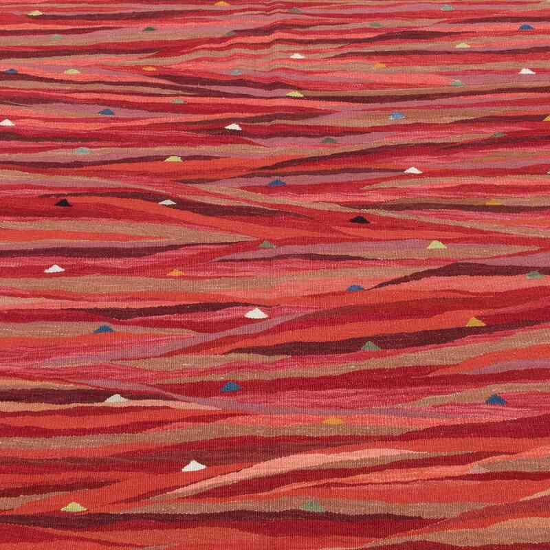 New Handwoven Turkish Kilim Rug - 4' 9" x 7' 1" (57" x 85") - K0062542