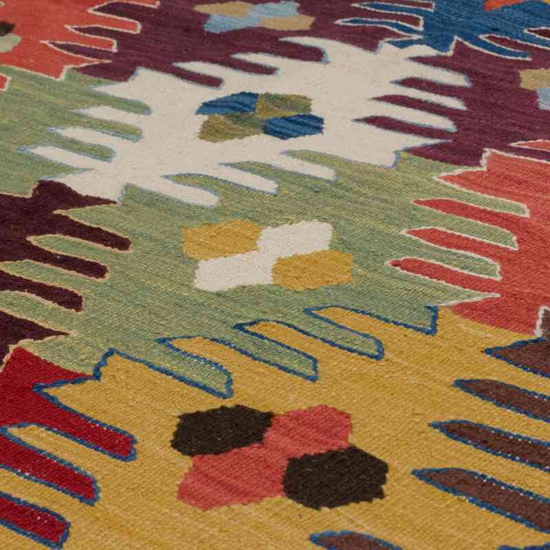 New Handwoven Turkish Kilim Rug - 4' 1" x 6' 2" (49" x 74") - K0062547