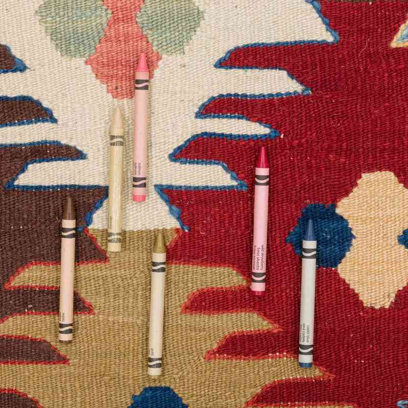 New Handwoven Turkish Kilim Rug - 4' 1" x 6' 2" (49" x 74") - K0062547
