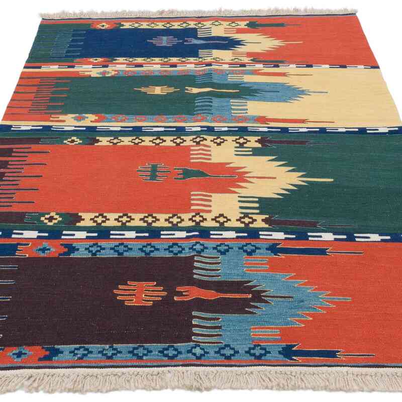 Nueva Alfombra Turca Kilim - 120 cm x 172 cm - K0062550