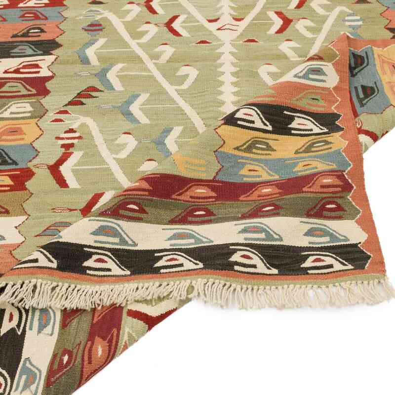 New Handwoven Turkish Kilim Rug - 4' 2" x 6' 4" (50" x 76") - K0062552