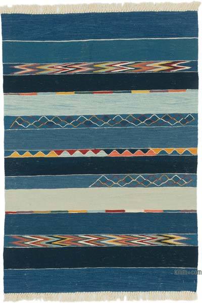 Yeni Kök Boya El Dokuma Kilim - 88 cm x 125 cm