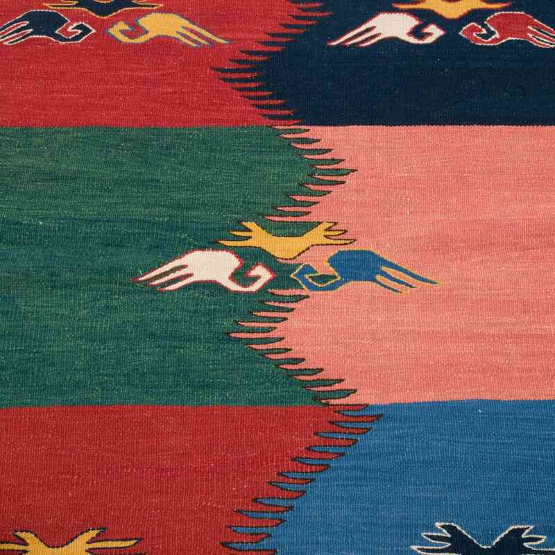 New Handwoven Turkish Kilim Rug - 3'  x 3' 11" (36" x 47") - K0062557