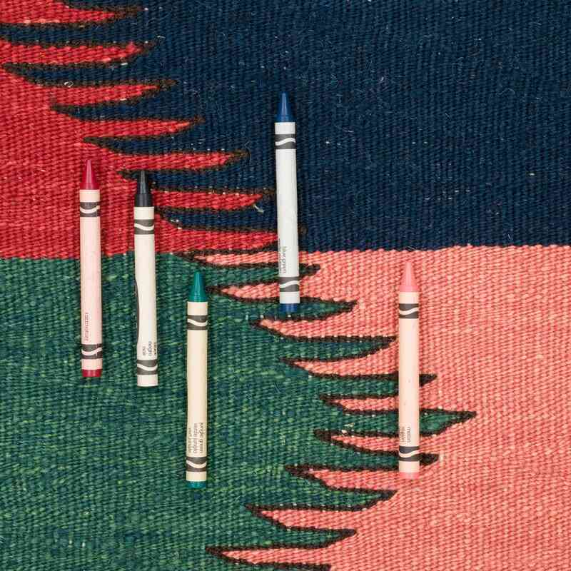 New Handwoven Turkish Kilim Rug - 3'  x 3' 11" (36" x 47") - K0062557