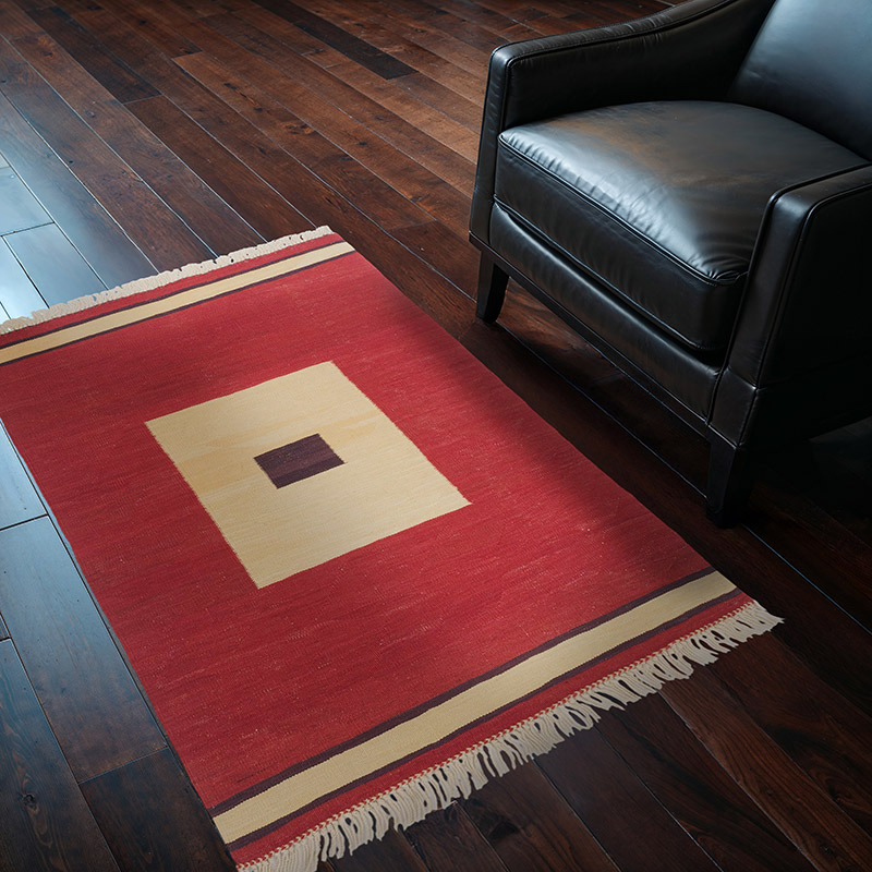 Nueva Alfombra Turca Kilim - 94 cm x 132 cm - K0062558