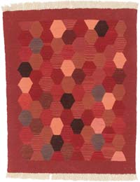 Yeni Kök Boya El Dokuma Kilim - 92 cm x 112 cm