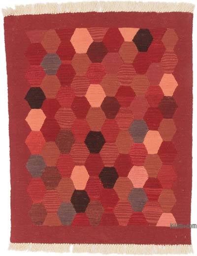 New Handwoven Turkish Kilim Rug - 3'  x 3' 8" (36 in. x 44 in.)