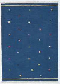 New Handwoven Turkish Kilim Rug - 6' 1" x 8' 4" (73" x 100")