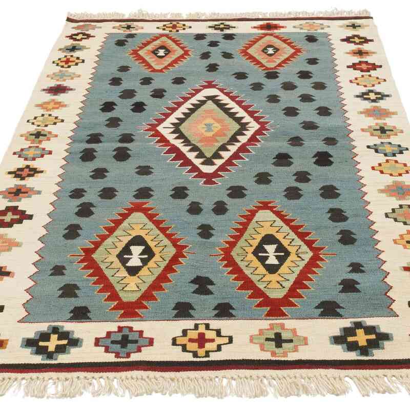 Yeni Kök Boya El Dokuma Kilim - 98 cm x 150 cm - K0062565