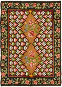 Vintage Moldova Kilimi - 194 cm x 267 cm