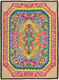 Vintage Moldova Kilimi - 216 cm x 273 cm