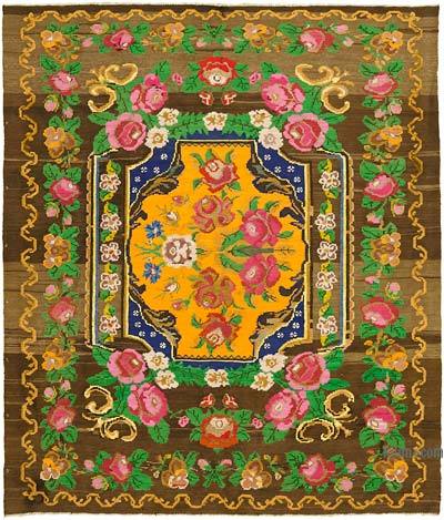 Vintage Moldova Kilimi - 202 cm x 232 cm
