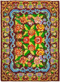 Vintage Moldova Kilimi - 204 cm x 277 cm