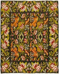 Vintage Moldova Kilimi - 183 cm x 228 cm