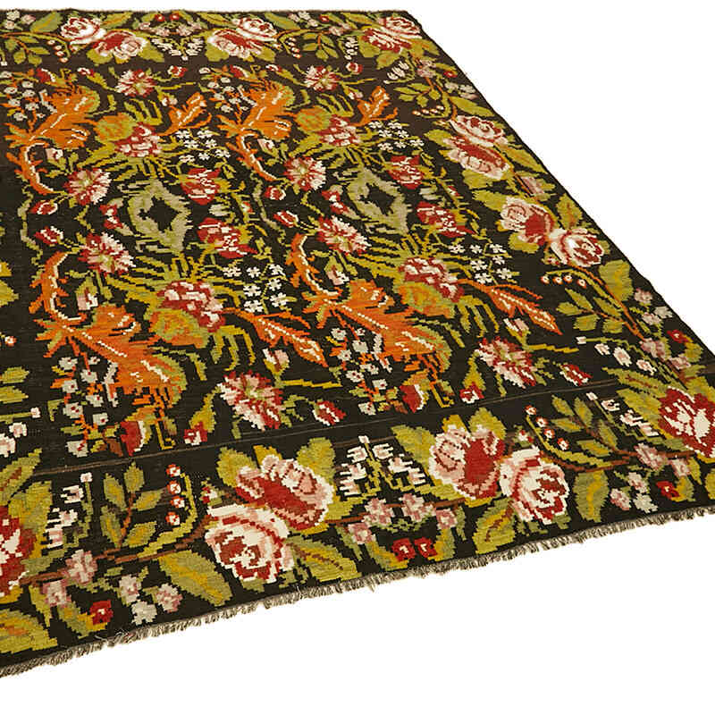 Alfombra Vintage Moldovan Kilim - 183 cm x 228 cm - K0062587