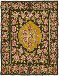 Vintage Moldova Kilimi - 213 cm x 265 cm