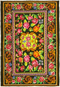 Vintage Moldova Kilimi - 189 cm x 260 cm