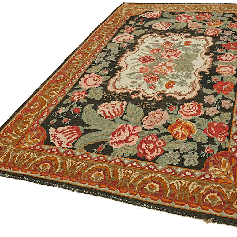 Alfombra Vintage Moldovan Kilim - 197 cm x 304 cm - K0062617