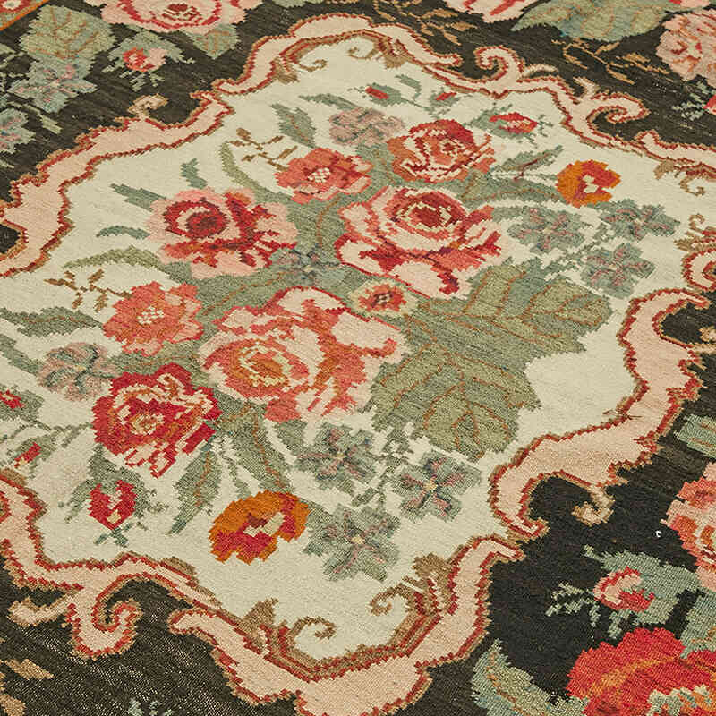 Alfombra Vintage Moldovan Kilim - 197 cm x 304 cm - K0062617