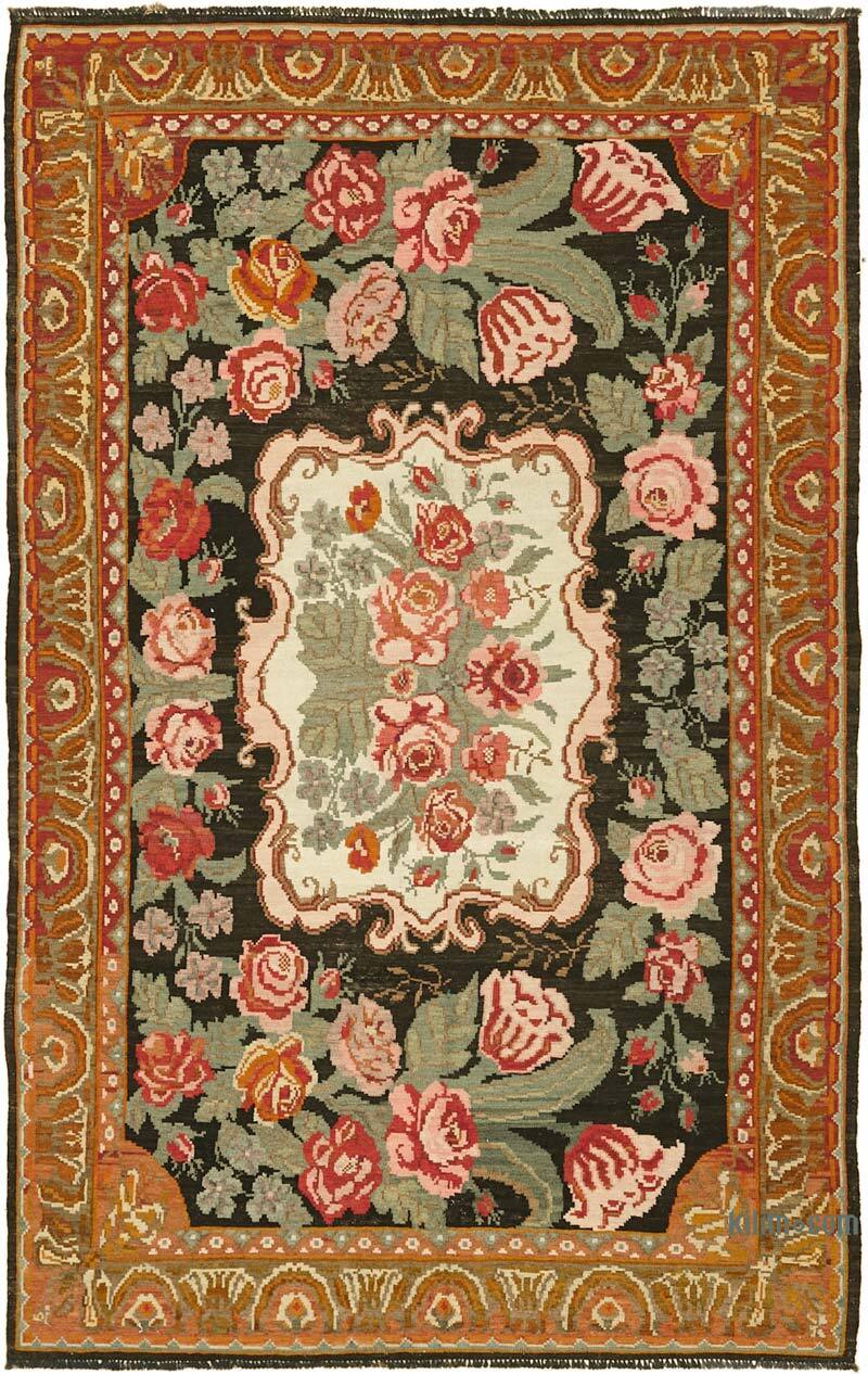 Alfombra Vintage Moldovan Kilim - 197 cm x 304 cm - K0062617