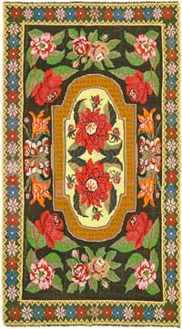Vintage Moldova Kilimi - 203 cm x 343 cm