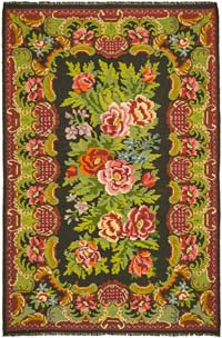 Vintage Moldova Kilimi - 196 cm x 290 cm