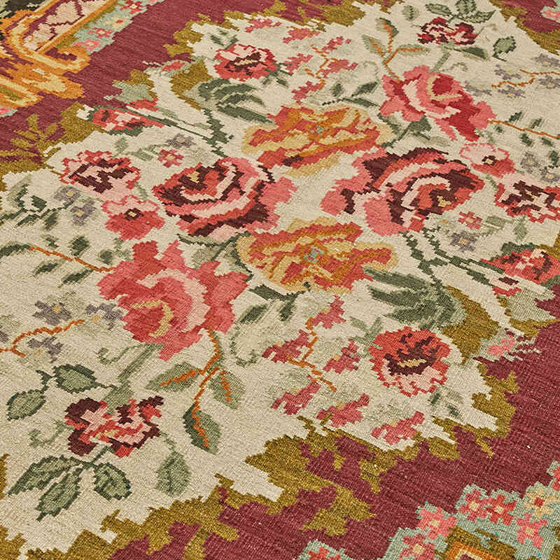 Alfombra Vintage Moldovan Kilim - 202 cm x 344 cm - K0062622