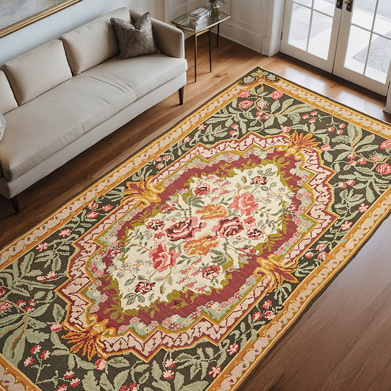 Alfombra Vintage Moldovan Kilim - 202 cm x 344 cm - K0062622