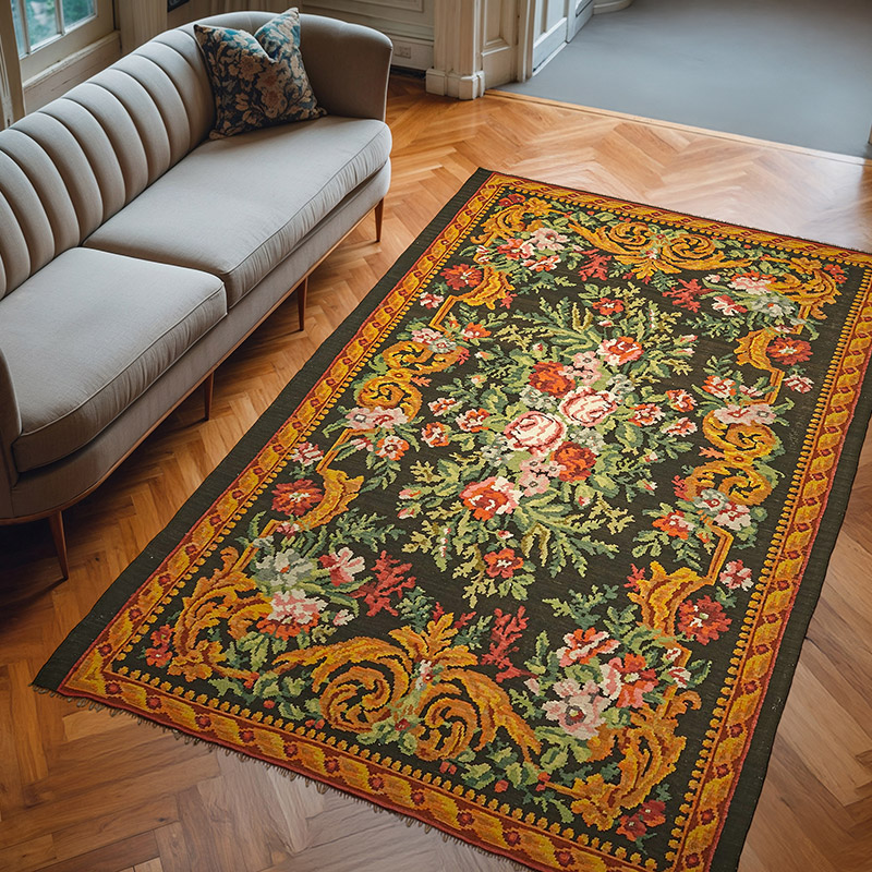 Alfombra Vintage Moldovan Kilim - 207 cm x 308 cm - K0062623