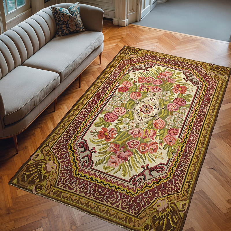 Alfombra Vintage Moldovan Kilim - 195 cm x 314 cm - K0062637
