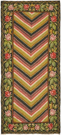 Vintage Moldova Kilimi - 173 cm x 362 cm