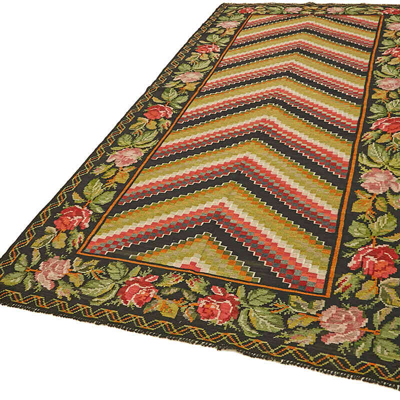 Alfombra Vintage Moldovan Kilim - 173 cm x 362 cm - K0062645