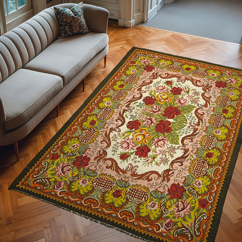 Alfombra Vintage Moldovan Kilim - 225 cm x 320 cm - K0062649