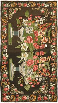 Vintage Moldova Kilimi - 210 cm x 363 cm