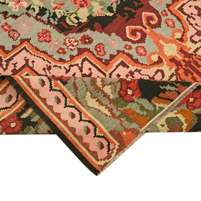 Vintage Handwoven Moldovan Kilim Rug - 6'  x 9' 1" (72" x 109") - K0062687