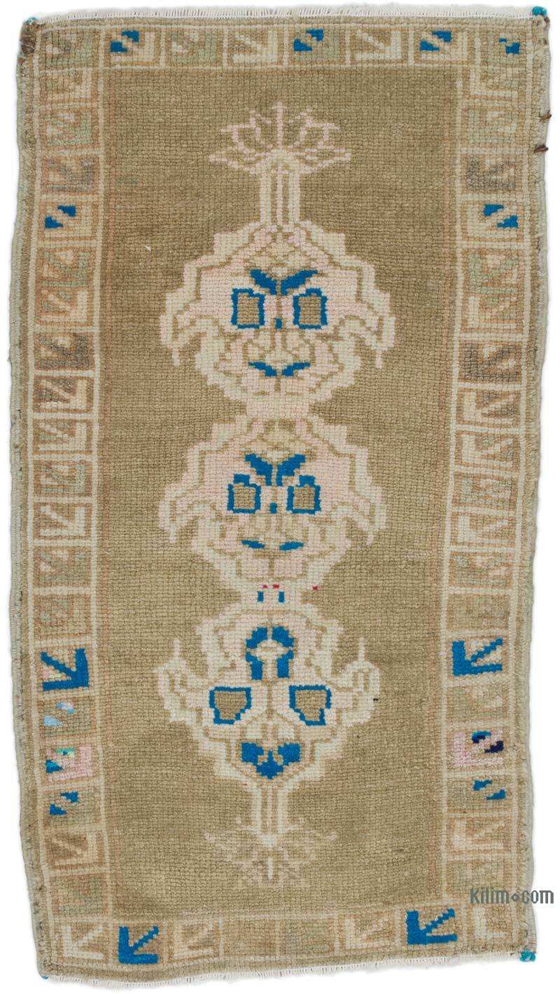 Vintage Turkish Hand-Knotted Rug - 1' 10" x 3' 3" (22 in. x 39 in.) - K0062691