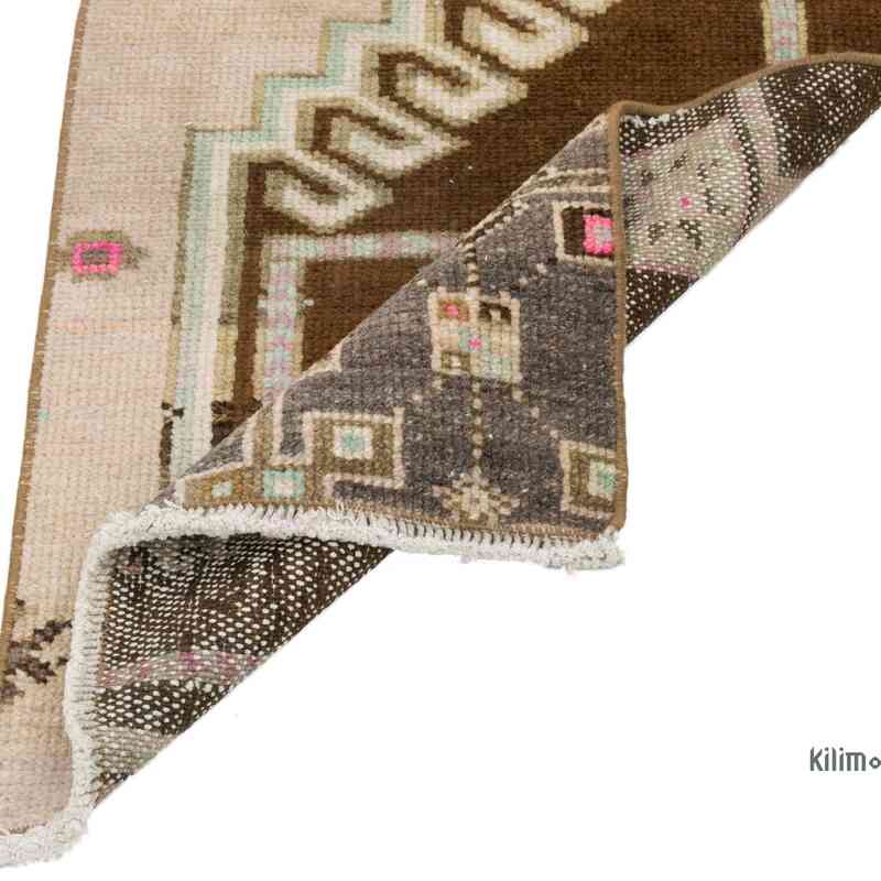 Alfombra Vintage Turca Anudada a Mano - 53 cm x 87 cm - K0062695