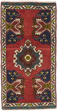 El Dokuma Vintage Halı - 51 cm x 98 cm