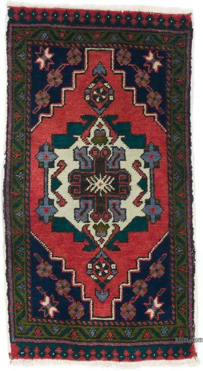 Vintage Turkish Hand-Knotted Rug - 1' 11" x 3' 7" (23 in. x 43 in.)