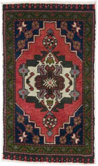 El Dokuma Vintage Halı - 59 cm x 97 cm