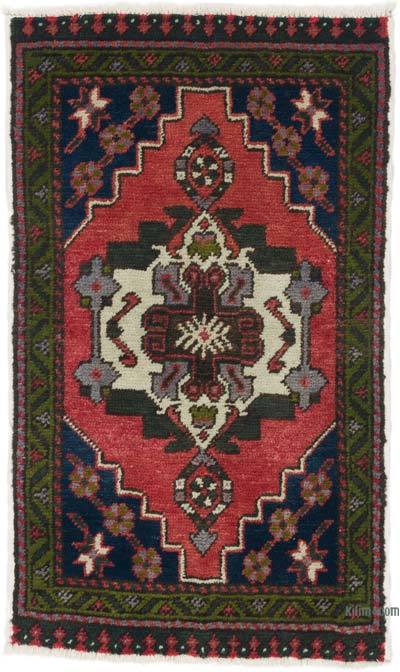 Alfombra Vintage Turca Anudada a Mano - 59 cm x 97 cm