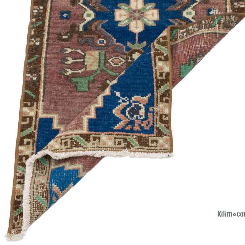 Alfombra Vintage Turca Anudada a Mano - 48 cm x 100 cm - K0062747