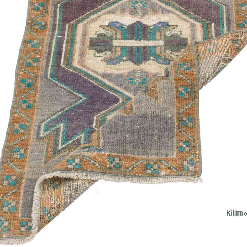 Alfombra Vintage Turca Anudada a Mano - 52 cm x 93 cm - K0062761