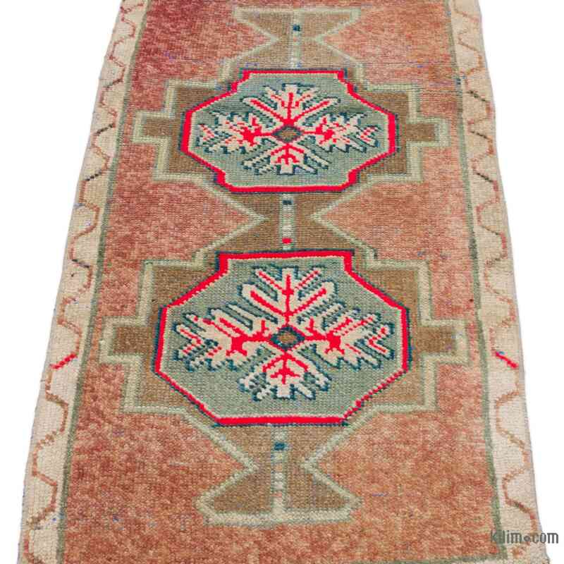 Vintage Turkish Hand-Knotted Rug - 1' 8" x 3' 2" (20" x 38") - K0062766